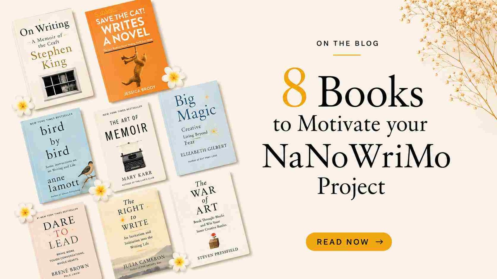 8 Books to Motivate Your NaNoWriMo