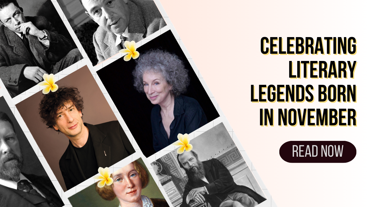 asha seth sharing a blog post on authors born in November