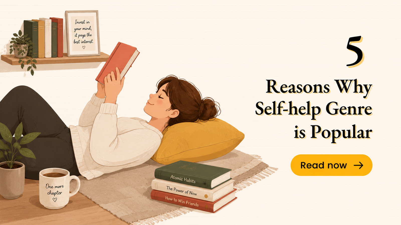 5 Life-Changing Benefits of Reading Self-Help Books