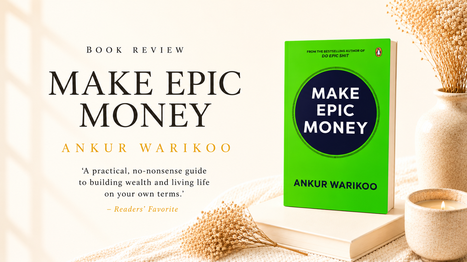 Book Review: Make Epic Money by Ankur Warikoo