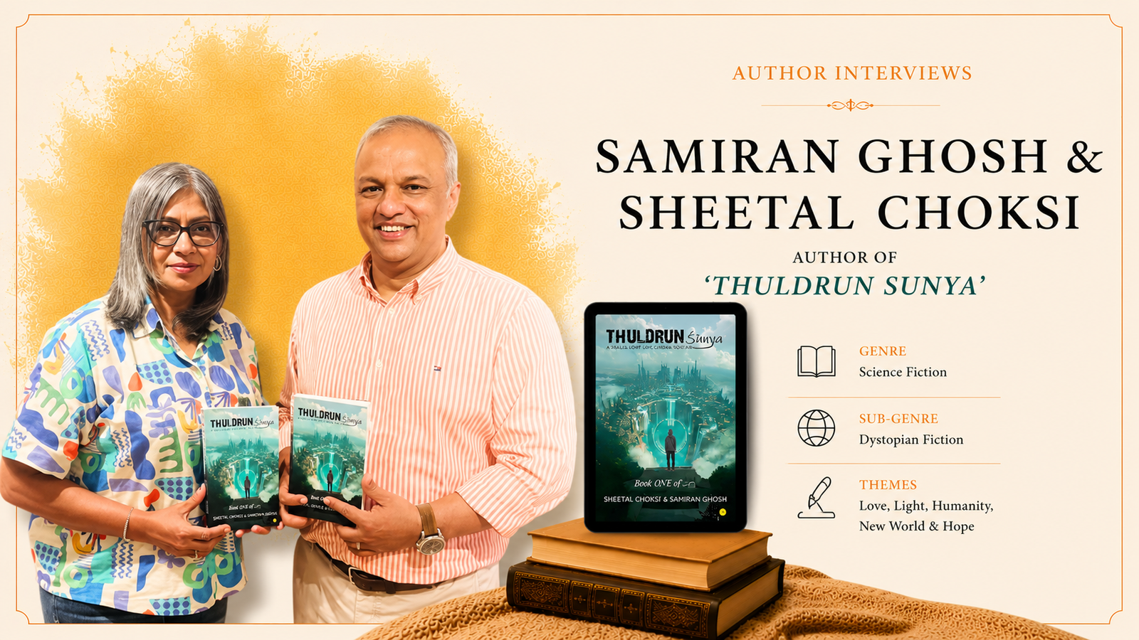 Interview with Samiran Ghosh & Sheetal Choksi, Authors of Thuldrun Sunya