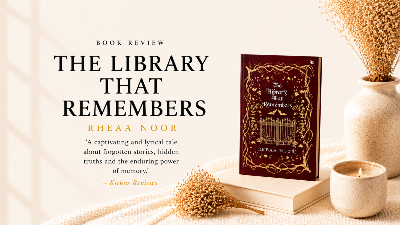 Rheaa Noor’s ‘The Library That Remembers’ is a Haunting Sapphic Romance Mystery