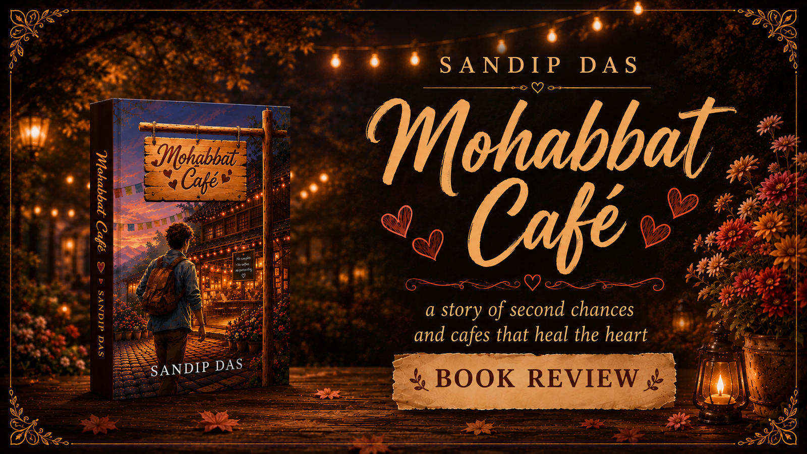 Author Sandip Das explores Silence as a Form of Healing in ‘Mohabbat Cafe’