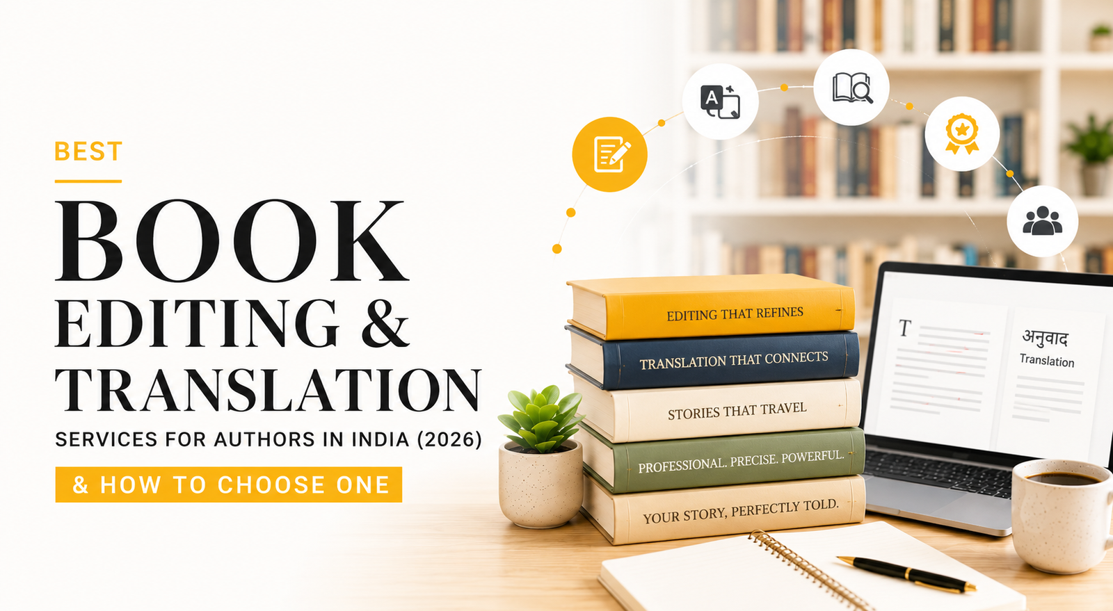Best Book Editing and Translation Services for Authors in India & How to Choose One