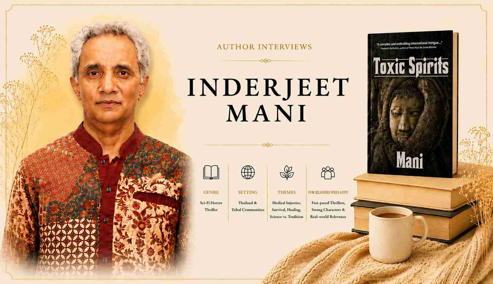 Interview with Inderjeet Mani, Author of ‘Toxic Spirits’