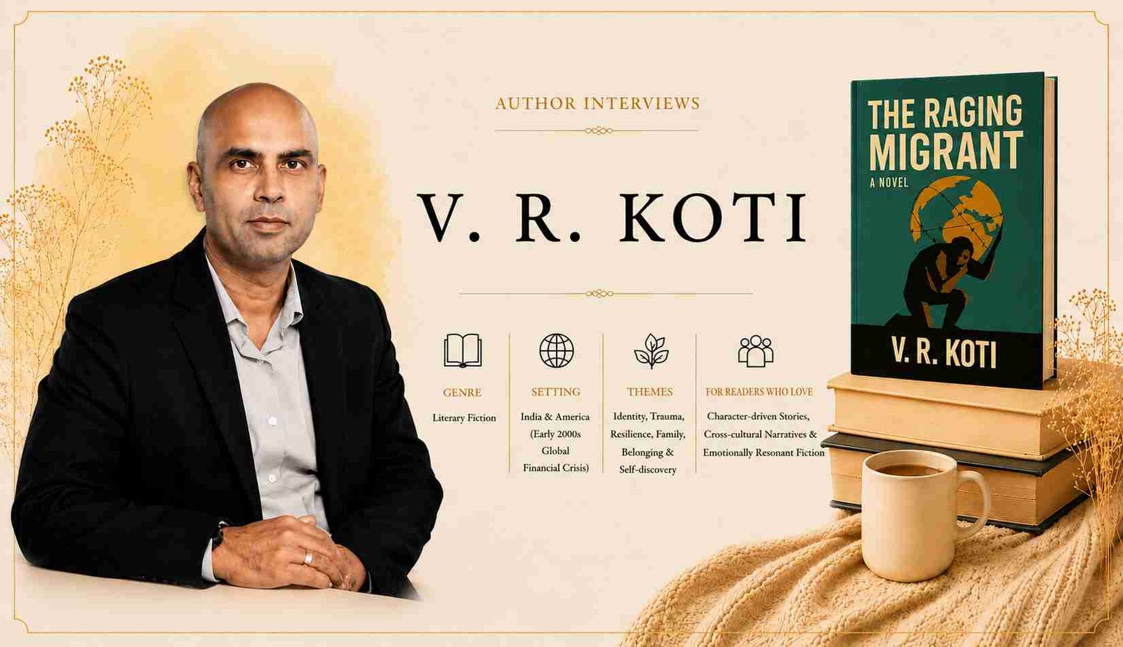 Interview with V.R. Koti, Author of ‘The Raging Migrant’