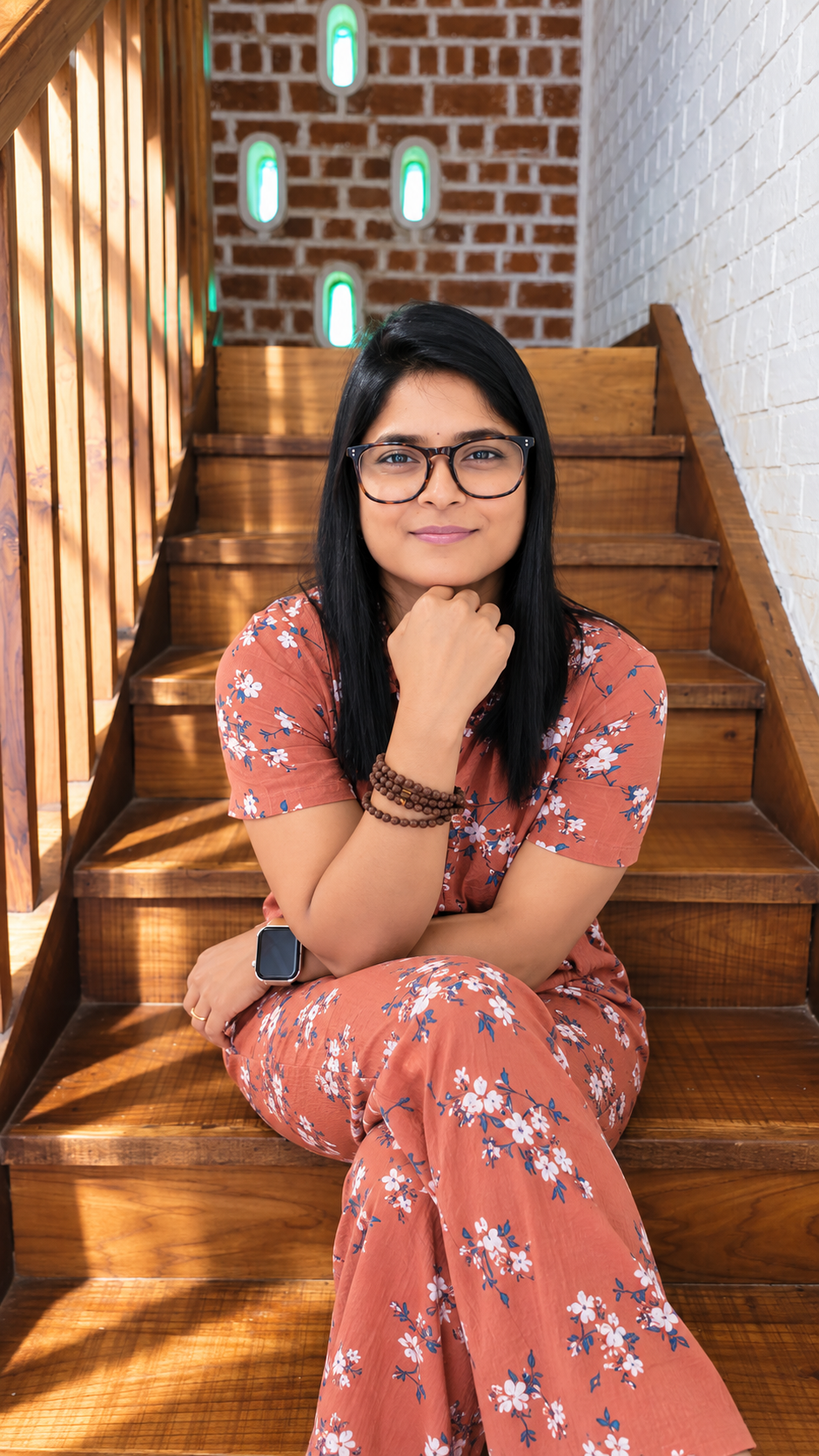 Portrait of Asha Seth, Author of the Color of Us